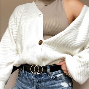 Cozy White Women's Sweater